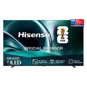 TV Hisense 100″ (254 cm) 100U7Q , Miniled, 4K UHD, 165Hz, Smart TV, HDR, Dolby MS12, Quantum Dot