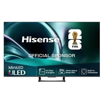 TV Hisense 55" (215,9 cm) 55U7Q, MiniLED, 4K UDH, 144 Hz, Smart TV, HDR, Dolby MS12, Quantum Dot