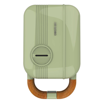 Sandwichera Cecotec Rock’nToast Retro One Green, 700 W - Verde