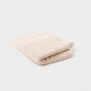 Toalla de Tocador de Algodón 30x50 cm TEX HOME Palace Premiun Beige
