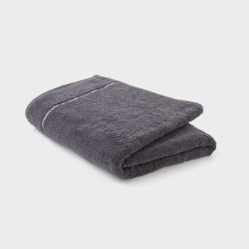 Toalla de Baño Rizo de Algodón Cama 150x100 cm TEX HOME Palace Premiun Gris