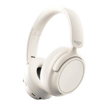 Auriculares inalámbricos – Vieta Pro Silence 4, Diadema, Cancelación de ruido híbrida, Circumaurales, Bluetooth 5.4, Blanco