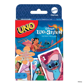 Mattel Games Uno Disney Lilo y Stitch, Juego de cartas +7 años