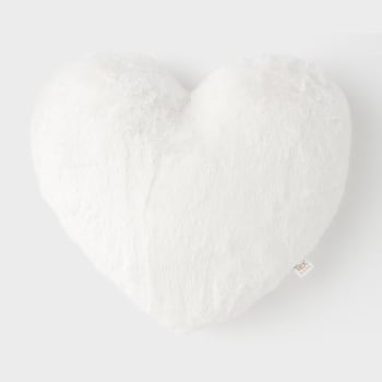 Cojín Decorativo Corazón TEX HOME Blanco