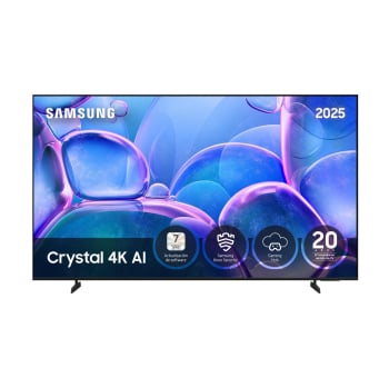 Televisor Samsung Smart TV LED 75" (190,5 cm) Samsung TU75U7025FK, 4K UHD, 50 Hz, Crystal Processor 4K AI, OTS Lite, Q-Symphony, Adaptive Sound