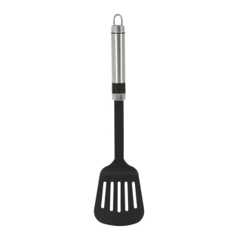 Espátula Ranurada Nylon con Mango en Acero Inox IDEALCASA