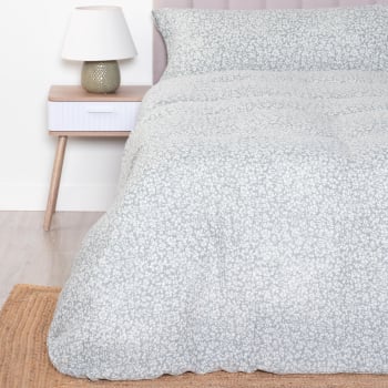 Funda Nórdica 2 Piezas de Algodón Cama 90 cm TEX HOME Romane Verde