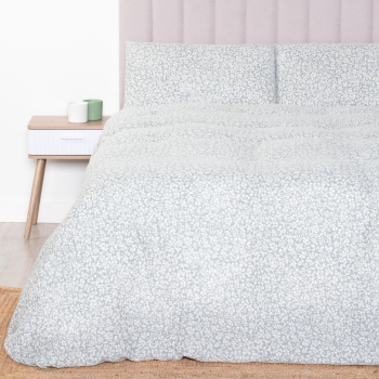 Funda Nórdica 3 Piezas de Algodón Cama 150 cm TEX HOME Romane Verde