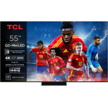 TV TCL 55C71K 55″ (139,7 cm), MiniLED, 4K UHD, 144 Hz, Smart TV, AiPQ Pro Processor, Dolby AC4 Dolby TrueHD, Quantum Dot