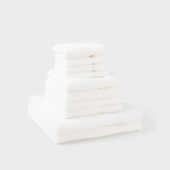 Set 10 Toallas de Baño TEX HOME Beige