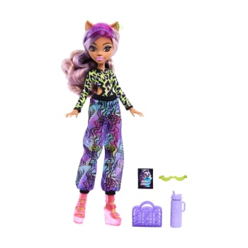 Monster High Clawdeen Scareadise, Muñeca y Accesorios +4 años