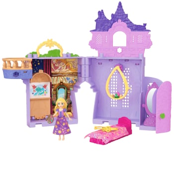 Disney Princess Rapunzel con Castillo, Muñeca con Accesorios +3 años