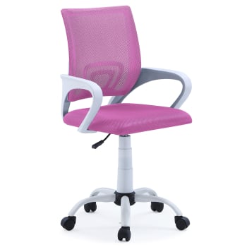 Silla de Estudio Giratoria Regulable 60x60x90-102 cm ADEC Line - Rosa