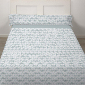 Juego de Sábanas Poliéster 3 Piezas Cama 135 cm DREAM COLLECTION Ender Espiga