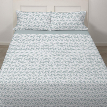 Juego de Sábanas Poliéster 4 Piezas Cama 150 cm DREAM COLLECTION Ender Espiga