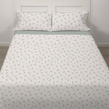Juego de Sábanas 4 Piezas Cama 150 cm URBAN STYLE Camila