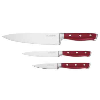 Set 3 Cuchillos Forjados Elite 3 CLAVELES