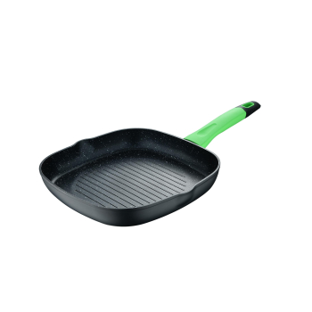Sartén Grill San Ignacio Sierra, Antiadherente, de Aluminio, Apto Inducción, 28 cm