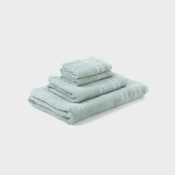 Pack 4 Toallas Fantasia TEX BASIC Gris