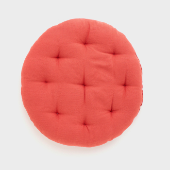 Cojín de Silla Redondo Algodón TEX HOME 36 cm Terracota