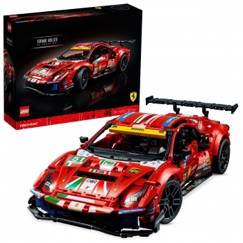 LEGO Technic Ferrari 488 GTE af Corse 51 +18 Años - 42125