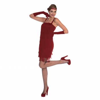 Disfraz Red Flapper Dress Talla L Adulto