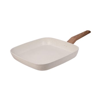 Sartén Grill San Ignacio Nórdica, Antiadherente, de Aluminio, Apto Inducción, 28 cm