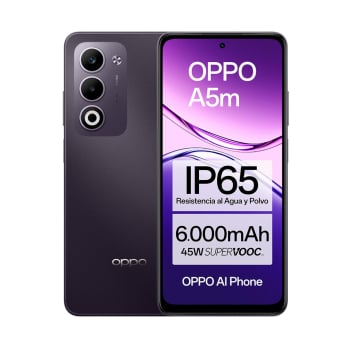 Móvil Oppo A5m 256GB + 8GB RAM – Morado