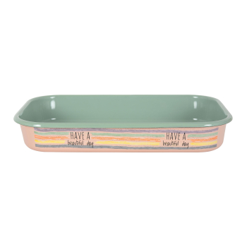 Bandeja Horno de Acero 38X22cm  Have a Beautiful Day 