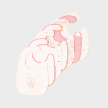 Pack 7 Baberos Estampados Tex Baby