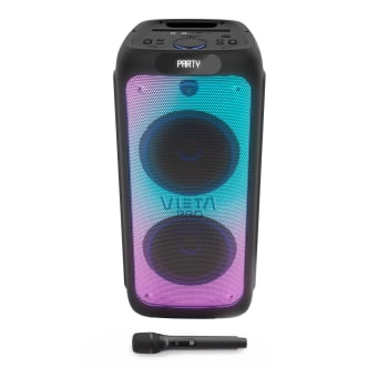 Altavoz de gran potencia – Vieta Party 220, 70 W, Con batería, Autonomía 9h, Bluetooth, Negro