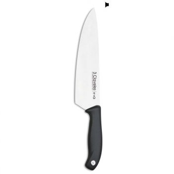 Cuchillo Chef de Acero Inoxidable 3 CLAVELES 20 cm
