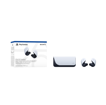 Auriculares de Botón Inalámbricos Pulse Explore con Estuche para PS5 – Blanco