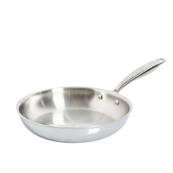 Sartén Carrefour Home, de Acero Inoxidable, Apto Inducción, 24 cm