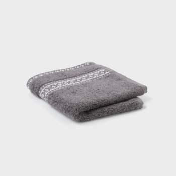 Toalla de Tocador 30x50 cm TEX HOME Ruben Gris