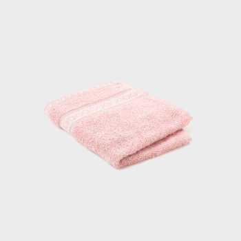 Toalla de Tocador 30x50 cm TEX HOME Ruben Rosa