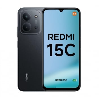 Móvil Xiaomi Redmi 15C 256GB + 4GB RAM - Negro