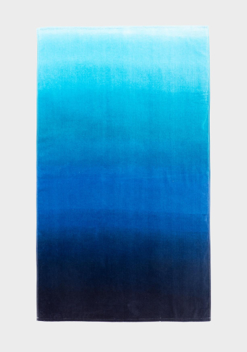 Toalla de Playa 160x90 cm TEX HOME Velour Estampada Azul