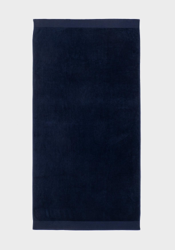 Toalla de playa 150x75 cm TEX BASIC Velour lisa Azul
