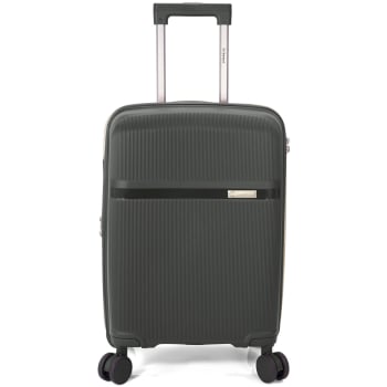 Maleta Grande Trolley Rigida, 74x45x32 cm, Doble Rueda, Extensible, Super Light, Verde