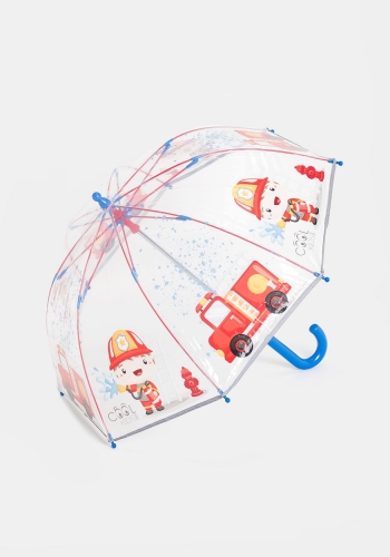 Paraguas estampado de bombero para Niño PERLETTI