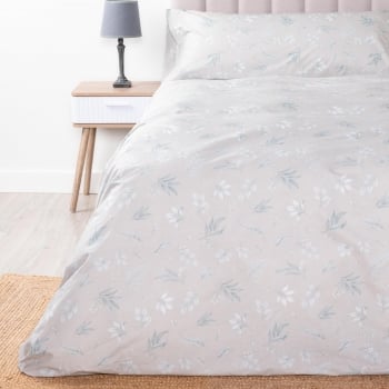 Funda Nórdica 2 Piezas de Algodón Cama 90 cm DON ALGODON Silvestre Beige