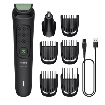 Afeitadora Eléctrica Philips MG3920/15, Uso Seco, 5 Peines, Cuchillas Autoafilables 