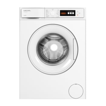 Lavadora Icecool ICL106WI, 6 kG, Carga Frontal, 1000 Rpm, Clase A, Blanco