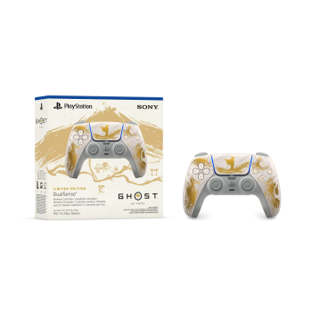 Mando inalámbrico PlayStation DualSense para PS5 Edición Limitada Ghost of Yotei - Dorado