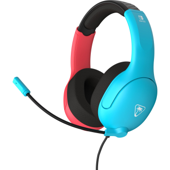 Auricular Turtle Beach con cable compatible con Nintendo Switch y Nintendo Switch 2 Airlite Fit Rojo y Azul