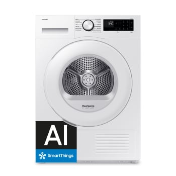 Secadora Bomba de Calor Samsung DV90DG52A0TEEC, 9 kg, 15 programas, Clase C - Blanco
