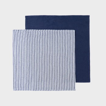 Pack 2 Servilletas de Algodón 45x45 cm CASAMODA Azul