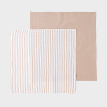 Pack 2 Servilletas de Algodón 45x45 cm CASAMODA Beige