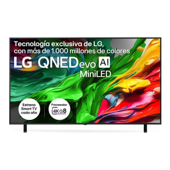 Smart TV Evo MiniLED 75" (190,5) LG QNED85 con IA, 4K UHD, 144Hz, Procesador Inteligente a8 AI Processor 4K Gen2, Dolby Digital Plus, a8 AI Sound Pro